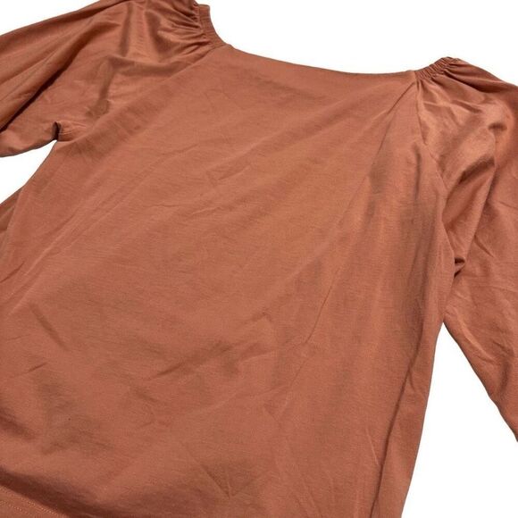 Banana Republic Top Dusty Rose Balloon Long Sleeve Blouse - Picture 2 of 8